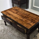 Toile cirée imitation lambris