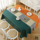 Toile cirée ovale originale