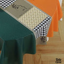 Toile cirée ovale originale