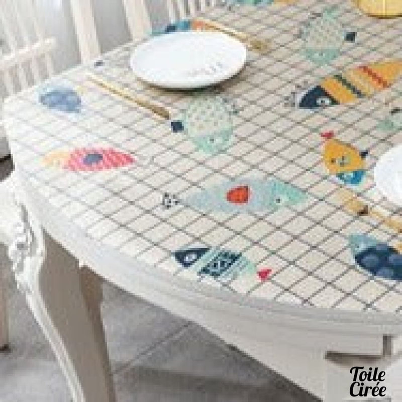 Toile cirée poissons