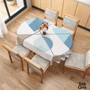 Toiles cirées ovales